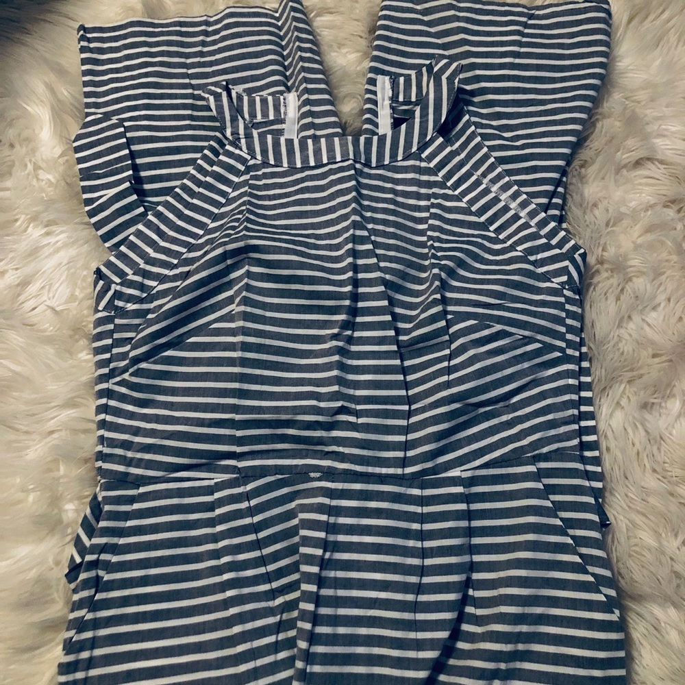 NWT Striped Jumpsuit
